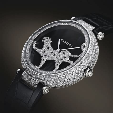 replica cartier leopard ladies animal watch|cartier panther face watch.